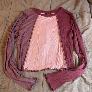 Wild Fable 3 tone purple long sleeve.